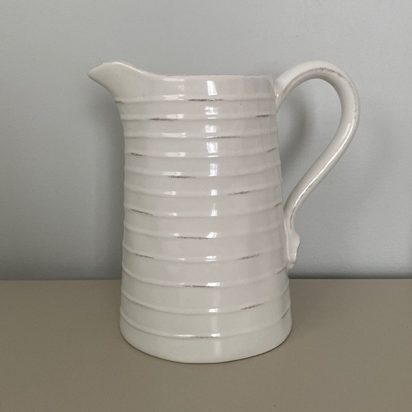 Other - Farmhouse ceramic white jug